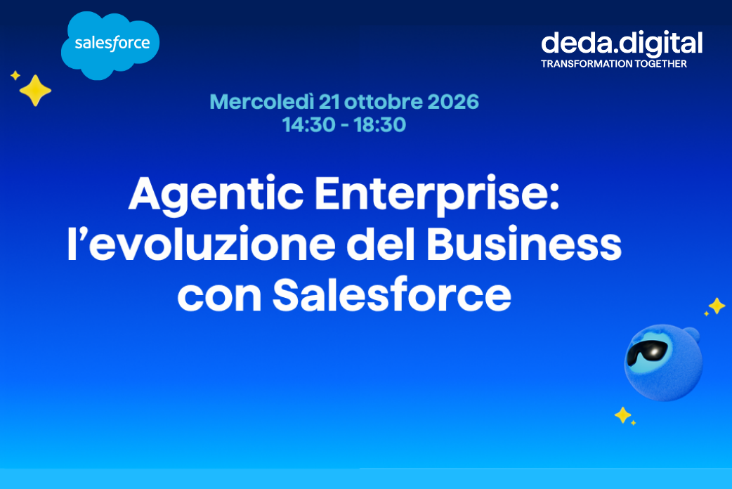 Deda Digital al Salesforce Roadshow: il futuro dell’Agentic Enterprise arriva in Emilia-Romagna