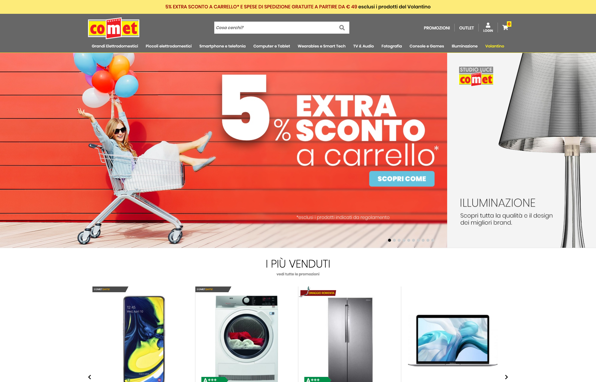 Homepage Ecommerce