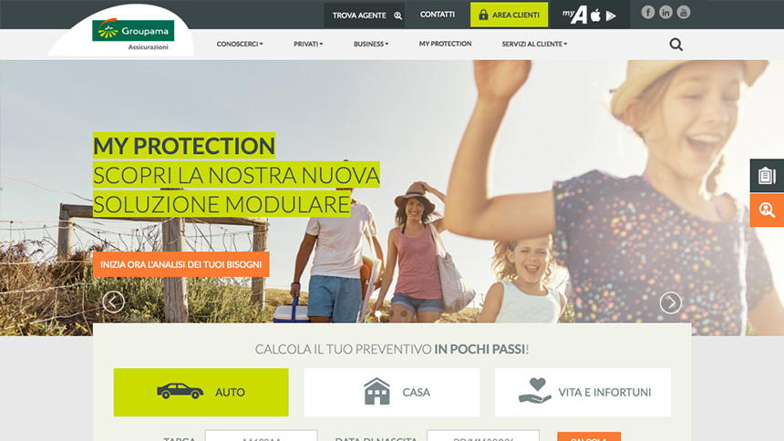 Homepage Portale