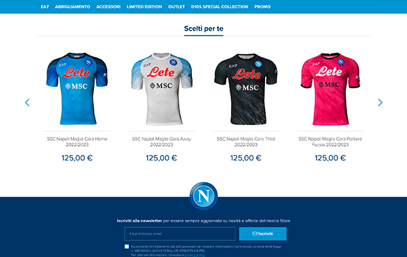 Pagina prodotto ecommerce